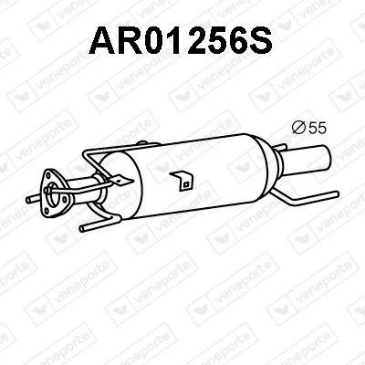 Filtre à particules / à suie, échappement Alfa Romeo 159 · Alfa Romeo BRERA · Alfa Romeo 159 Sportwagon