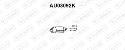 Catalyseur Audi 80 B3 Saloon · Audi COUPE B3
