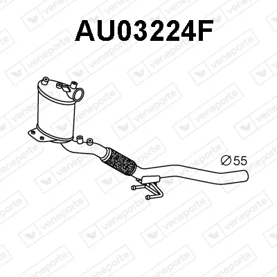 Filtre à particules / à suie, échappement Audi A3 · Audi A3 Sportback · Audi A3 Convertible
