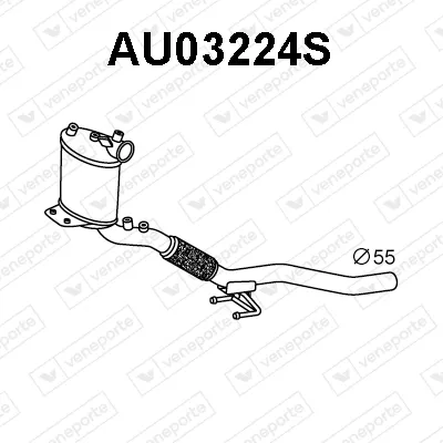 Filtre à particules / à suie, échappement Audi A3 · Audi A3 Sportback · Audi A3 Convertible