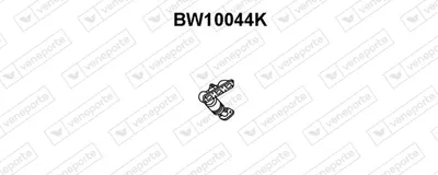 Catalyseur coudo admission VENEPORTE BW10044K
