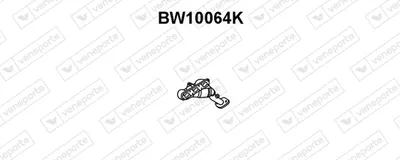 Catalyseur coudo admission VENEPORTE BW10064K