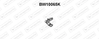 Catalyseur coudo admission VENEPORTE BW10065K