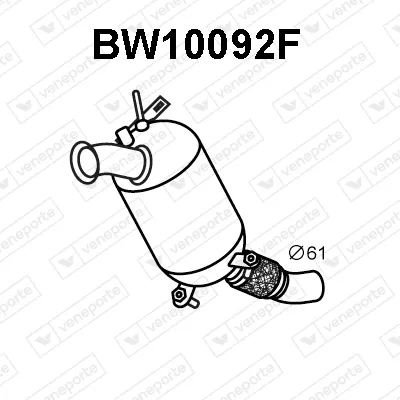 Filtre à particules / à suie, échappement Bmw 5 · Bmw 5 Touring · Bmw 1