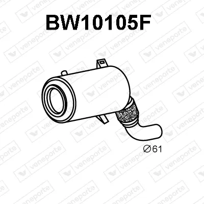 Filtre à particules / à suie, échappement Bmw 5 · Bmw 5 Touring · Bmw X3