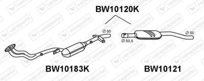 Catalyseur VENEPORTE BW10120K