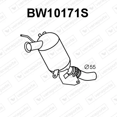 Filtre à particules / à suie, échappement Bmw 1