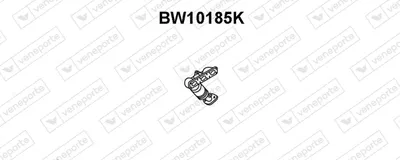Catalyseur coudo admission VENEPORTE BW10185K