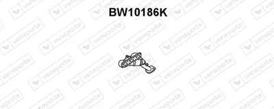 Catalyseur coudo admission VENEPORTE BW10186K