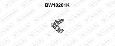 Catalyseur coudo admission VENEPORTE BW10201K
