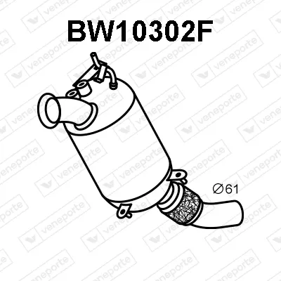Filtre à particules / à suie, échappement Bmw X1