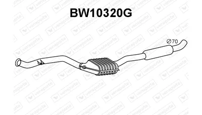 Filtre à particules / à suie, échappement Bmw 3 · Bmw 3 Touring