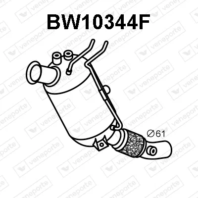 Filtre à particules / à suie, échappement Bmw 1