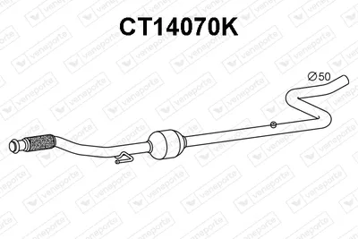 Catalyseur Citroën C3 AIRCROSS II · Opel CROSSLAND X / CROSSLAND · Vauxhall CROSSLAND X / CROSSLAND