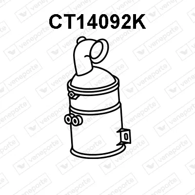 Catalyseur Citroën JUMPY II · Citroën JUMPY II Van · Fiat SCUDO Bus