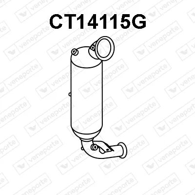 Filtre à particules / à suie, échappement Citroën C4 PICASSO II · Citroën C4 GRAND PICASSO II · Citroën C3 III