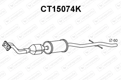 Catalyseur Citroën C5 I · Citroën C5 I Break · Citroën C5 II