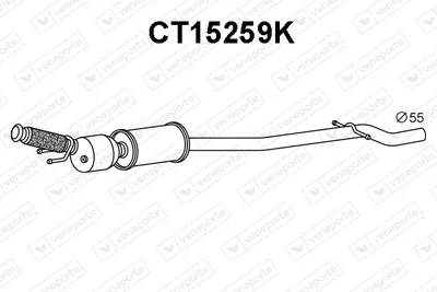 Catalyseur Citroën C5 II · Citroën C5 II Break