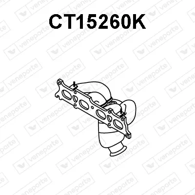 Catalyseur en coude Citroën C5 II · Citroën C5 II Break