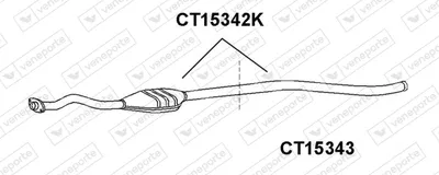 Catalyseur Citroën AX