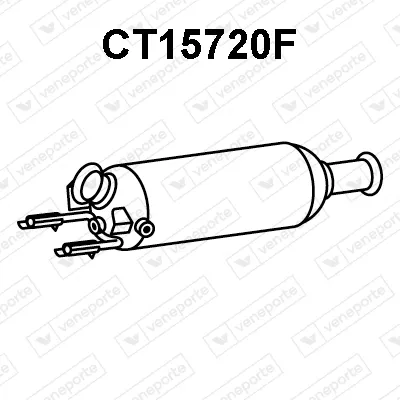 Filtre à particules / à suie, échappement Citroën C-CROSSER · Citroën C-CROSSER ENTERPRISE · Citroën C-CROSSER Van
