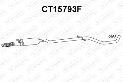 Filtre à particules / à suie, échappement Citroën C5 III · Citroën C5 III Break · Peugeot 508 I