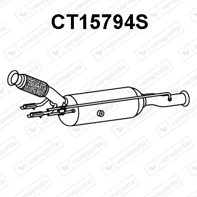 Filtre à particules / à suie, échappement Citroën C4 PICASSO I MPV · Citroën C4 GRAND PICASSO I · Peugeot 5008