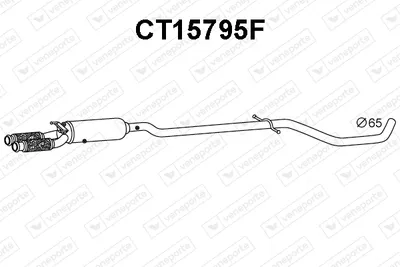 Filtre à particules / à suie, échappement Citroën C6