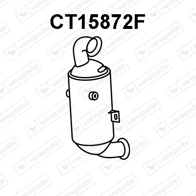 Filtre à particules / à suie, échappement Citroën XSARA PICASSO · Citroën C3 I · Citroën C2