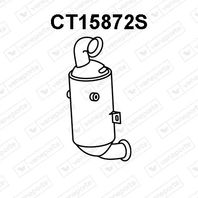 Filtre à particules / à suie, échappement Citroën XSARA PICASSO · Citroën C3 I · Citroën C2