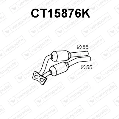 Catalyseur Citroën C8 · Fiat ULYSSE · Lancia PHEDRA