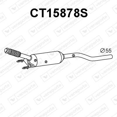 Filtre à particules / à suie, échappement Citroën C5 III · Citroën C5 III Break · Peugeot 407