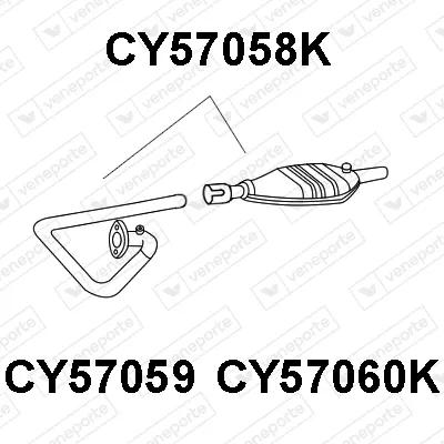 Catalyseur VENEPORTE CY57058K