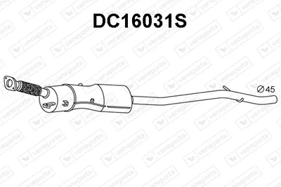 Filtre à particules / à suie, échappement Renault DUSTER · Dacia DUSTER · Dacia DUSTER SUV Van