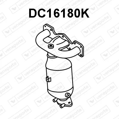 Catalyseur en coude Dacia SANDERO