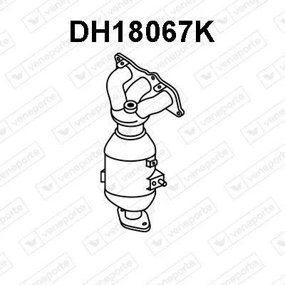 Catalyseur en coude Daihatsu CUORE VII
