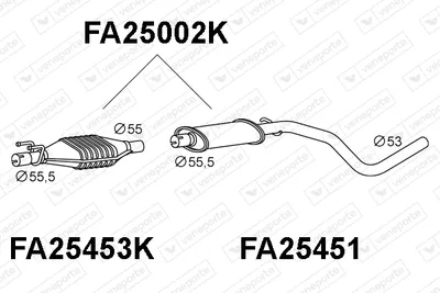 Catalyseur Fiat STILO