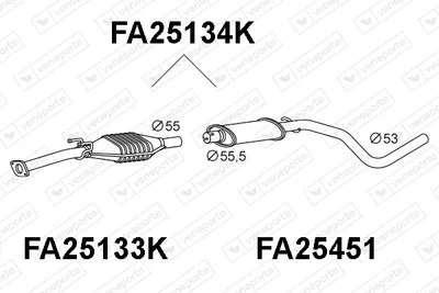 Catalyseur Fiat STILO · Fiat STILO Multi Wagon