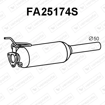 Filtre à particules / à suie, échappement Fiat DOBLO MPV · Fiat DOBLO Box Body/MPV