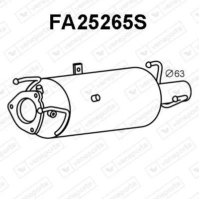 Filtre à particules / à suie, échappement Fiat DUCATO Bus · Fiat DUCATO Van · Fiat DUCATO Platform/Chassis