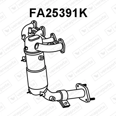 Catalyseur en coude Fiat PUNTO · Fiat PUNTO Hatchback Van