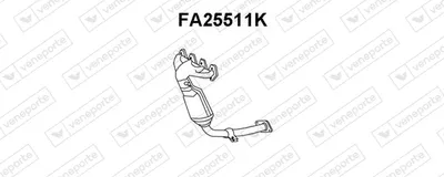 Catalyseur en coude Fiat BRAVA · Fiat BRAVO I