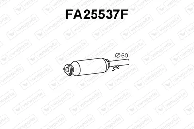 Filtre à particules / à suie, échappement Fiat IDEA · Lancia YPSILON · Lancia MUSA