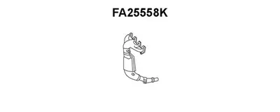 Catalyseur coudo admission VENEPORTE FA25558K