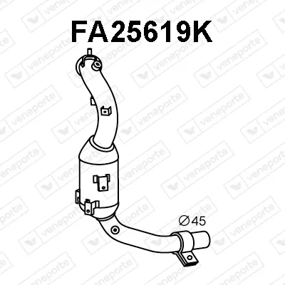 Catalyseur Alfa Romeo MITO · Fiat 500 · Fiat 500 C