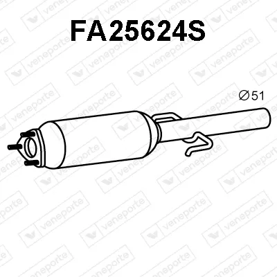 Filtre à particules / à suie, échappement Fiat PANDA · Fiat 500 · Fiat PANDA Hatchback Van