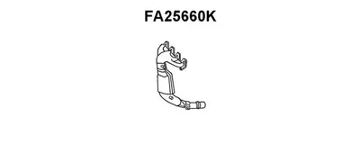 Catalyseur coudo admission VENEPORTE FA25660K
