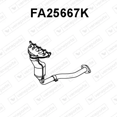 Catalyseur en coude Fiat IDEA · Lancia YPSILON