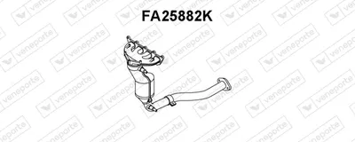 Catalyseur en coude Fiat STILO · Fiat BRAVO II