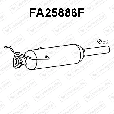 Filtre à particules / à suie, échappement Fiat DOBLO MPV · Fiat DOBLO Box Body/MPV · Fiat STILO